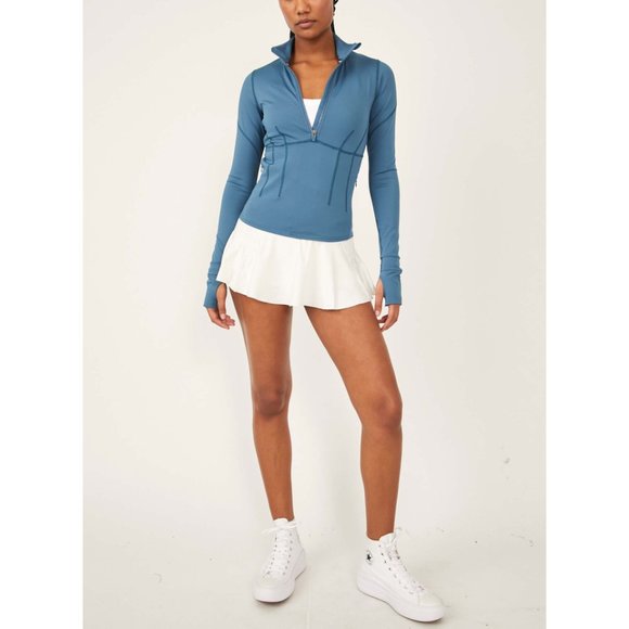 🎉LAST CHANCE🎉 NWT FP Movement Run The Course Half Zip Layer / High Tide - Picture 5 of 8